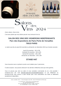 newsletter 2024 domaine albin jacumin